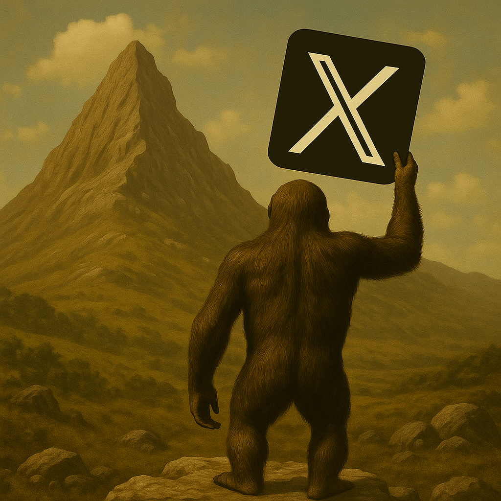 Ape at Base of Mountain