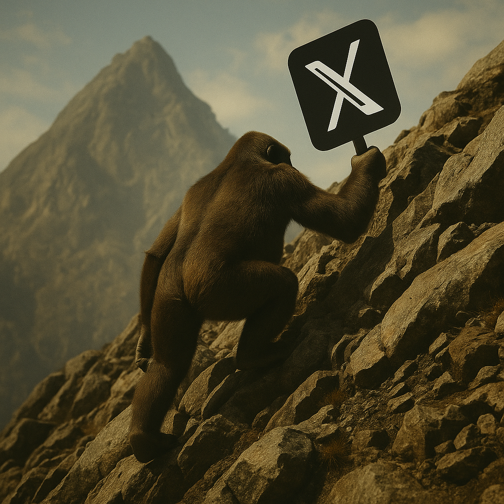 Ape Climbing Mountain